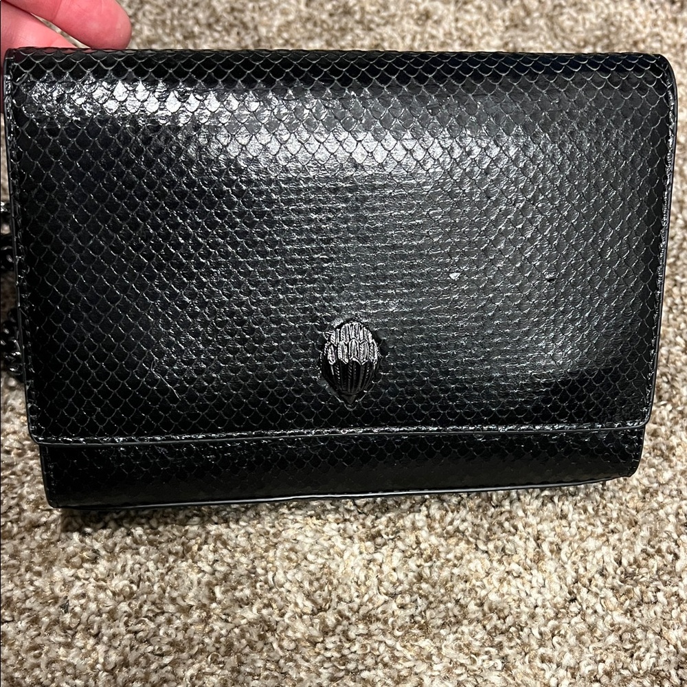 Kurt Geiger Black Textured Purse